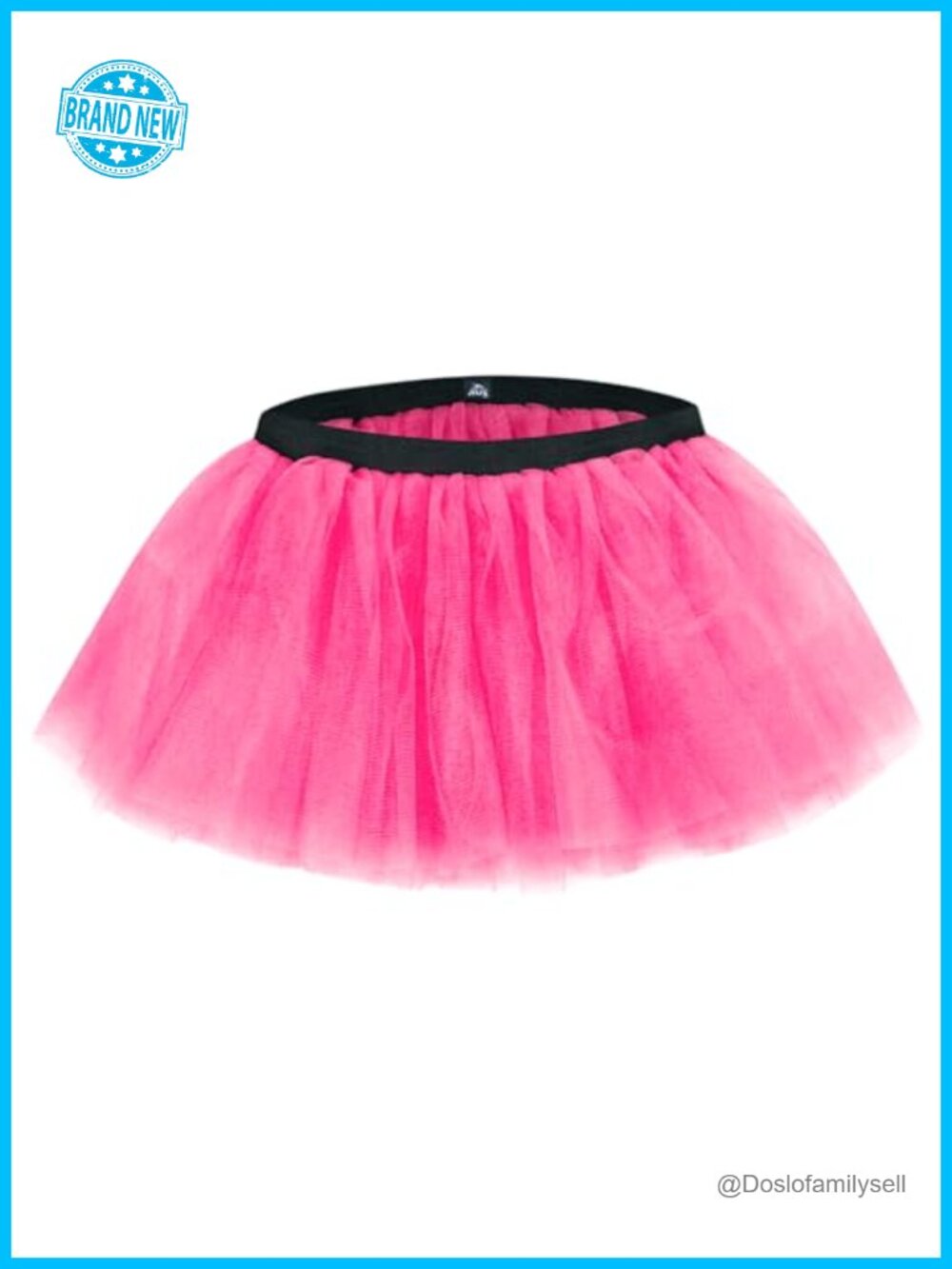 Tulle Tutu Skirt Elastic Waist Running Costume Women